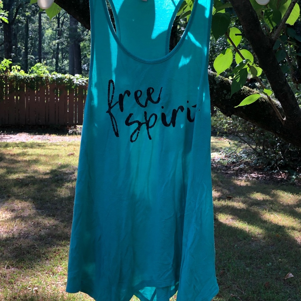 Moa Moa Blue 'Free Spirit' Kids Tank Top